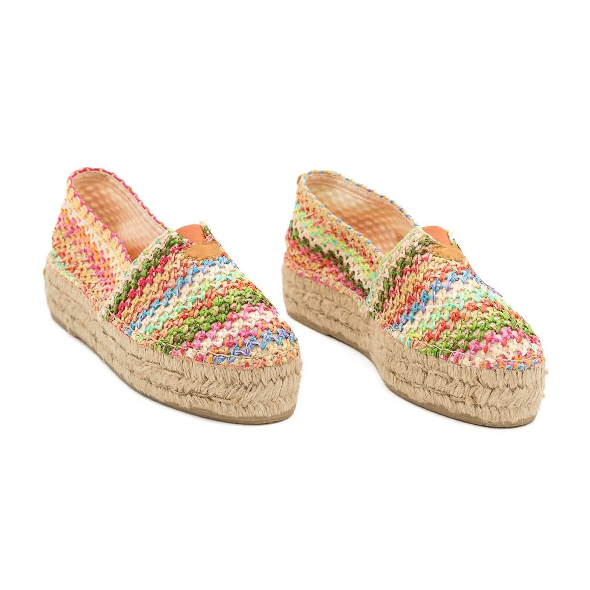 Espadrillas Toni Pons ESTARTIT Per Donna - In Tessuto Rigato, Suola In Juta E Gomma, Altezza 3,5 Cm, Comode E Alla Moda