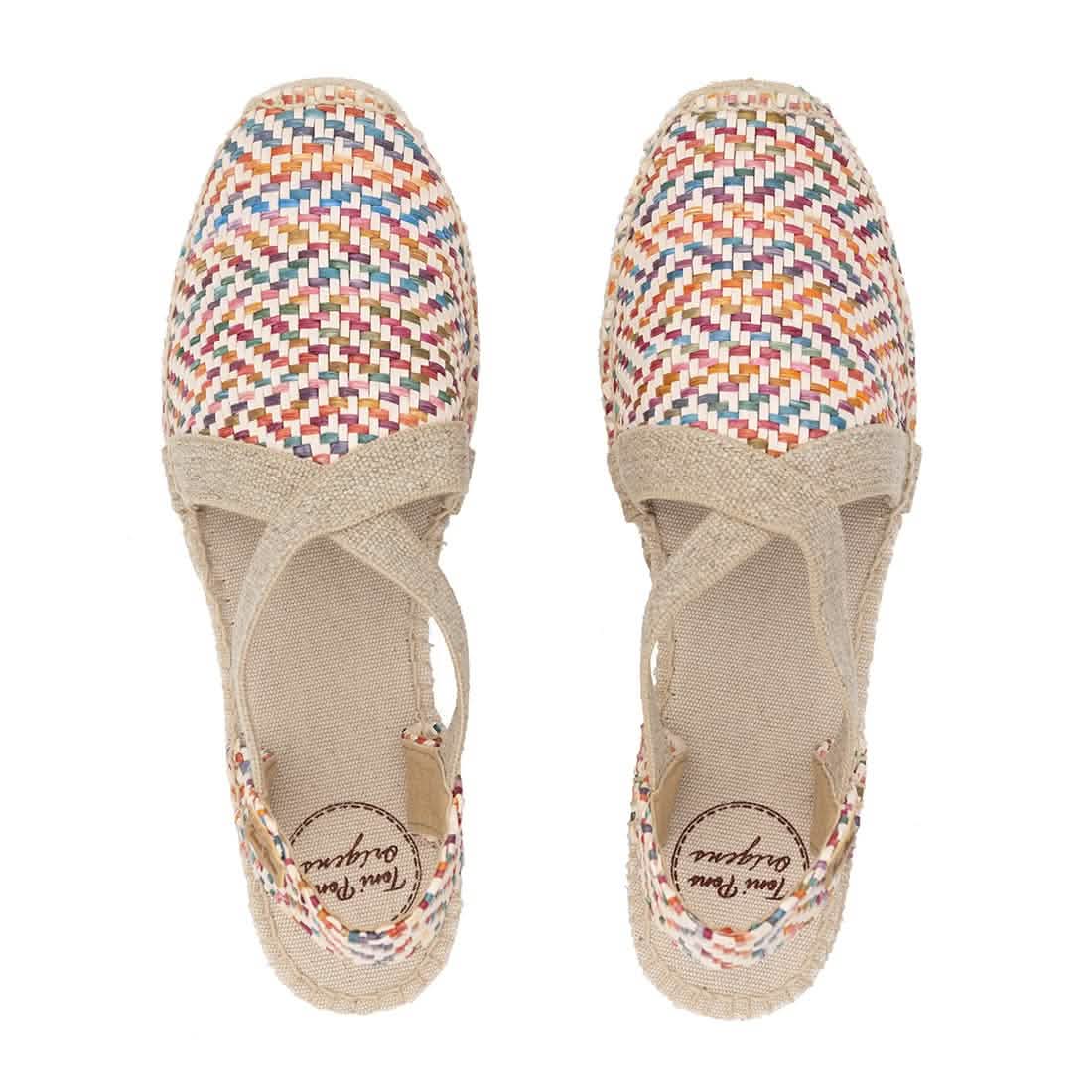 Espadrilles Toni Pons Verges Femme - Multicolores Tendance, Confortables à Enfiler Avec Talon Compensé