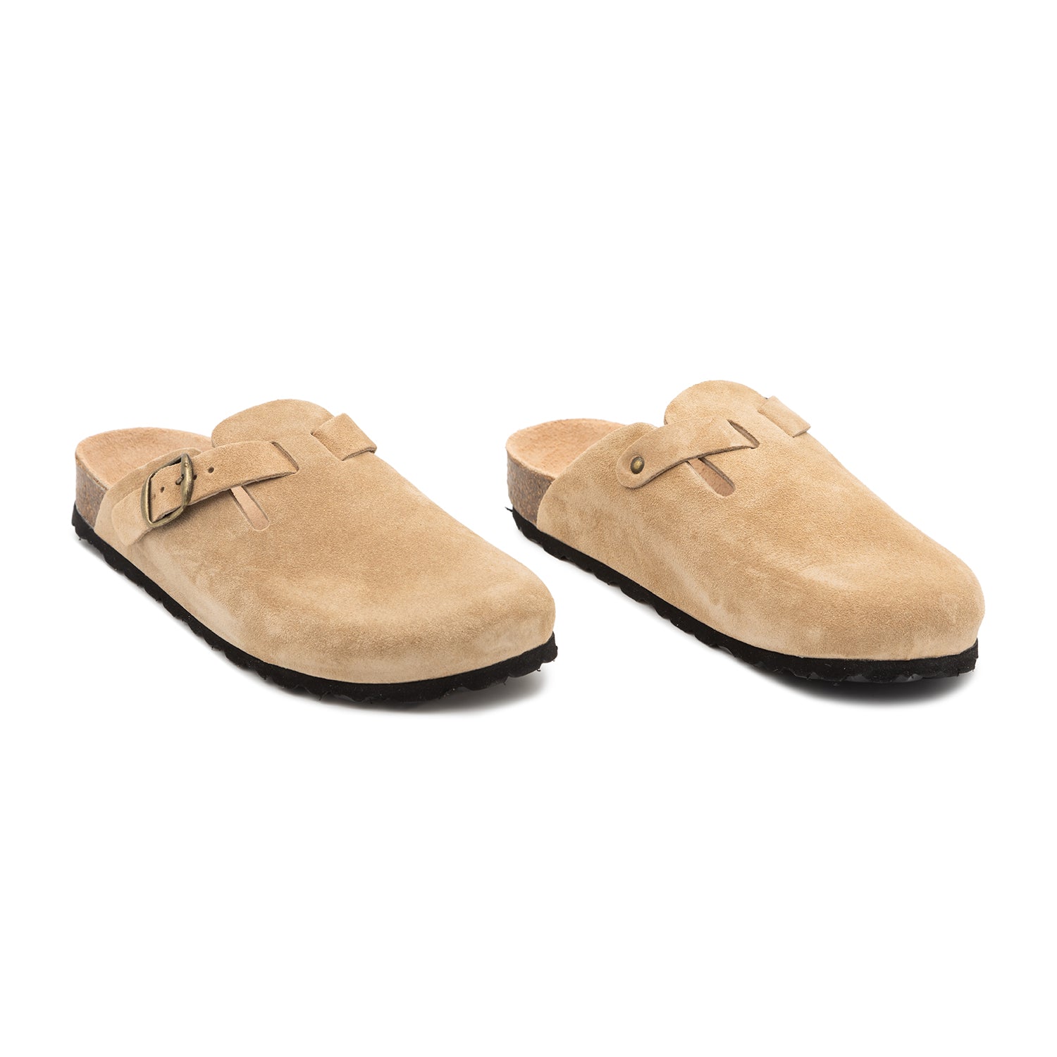 Leather Clog with Fur Lining Sandal For Women - 1726 M Van Ghog