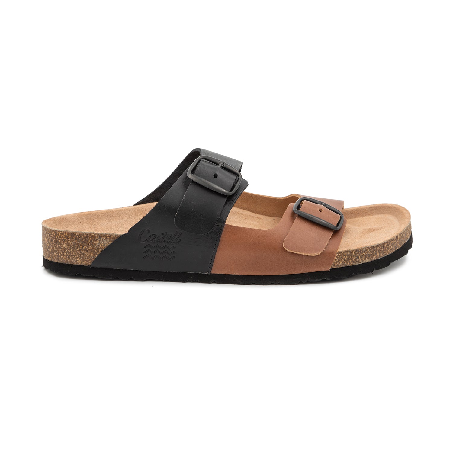 Leather Sandal With Open Toe for Men - 1727 Greco Picaso