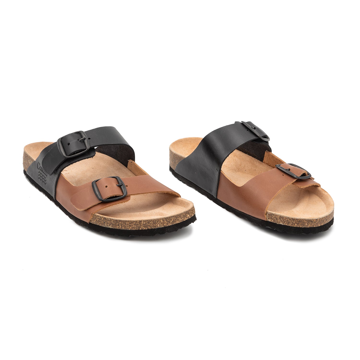 Leather Sandal With Open Toe for Men - 1727 Greco Picaso