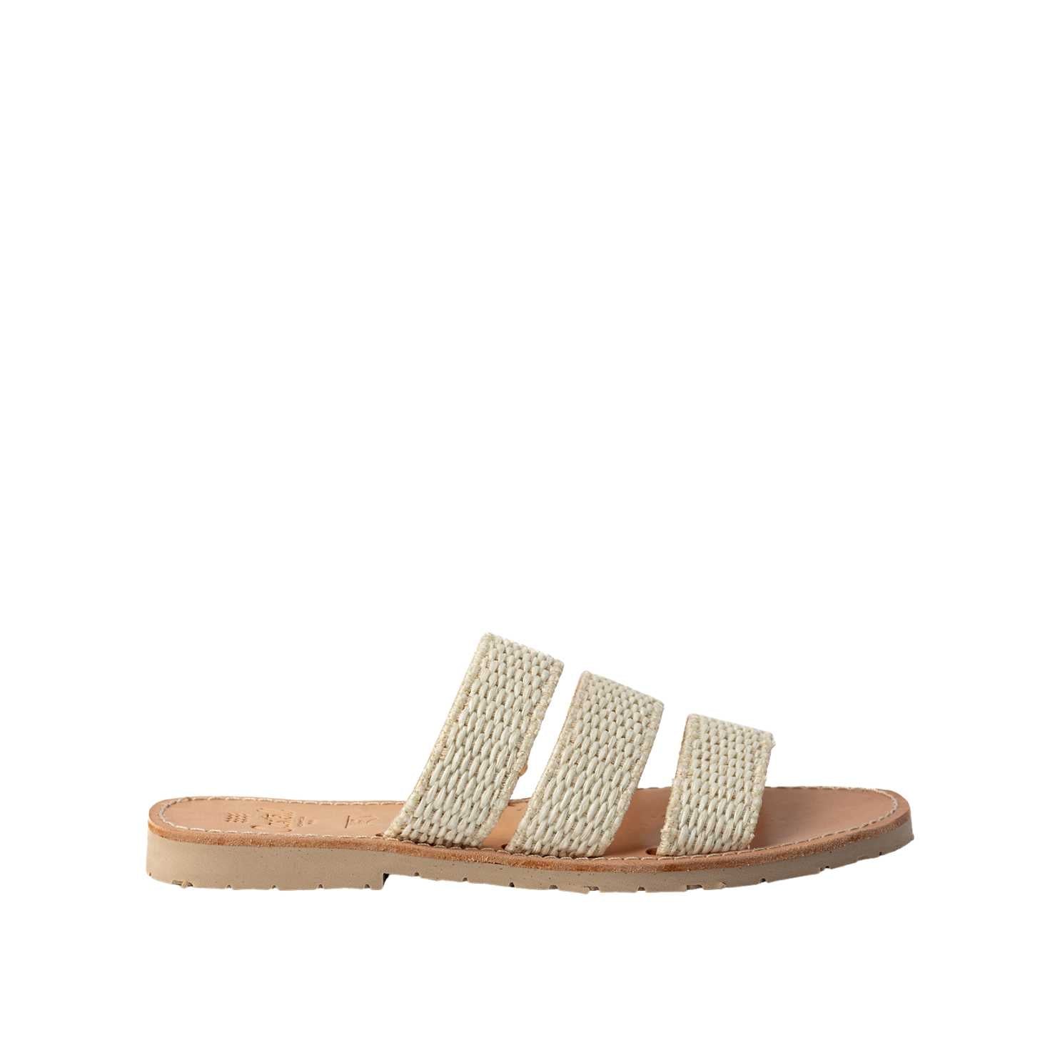 Classic Open toe Menorcan Three-Strap Sandals For Women - A Rueda 273