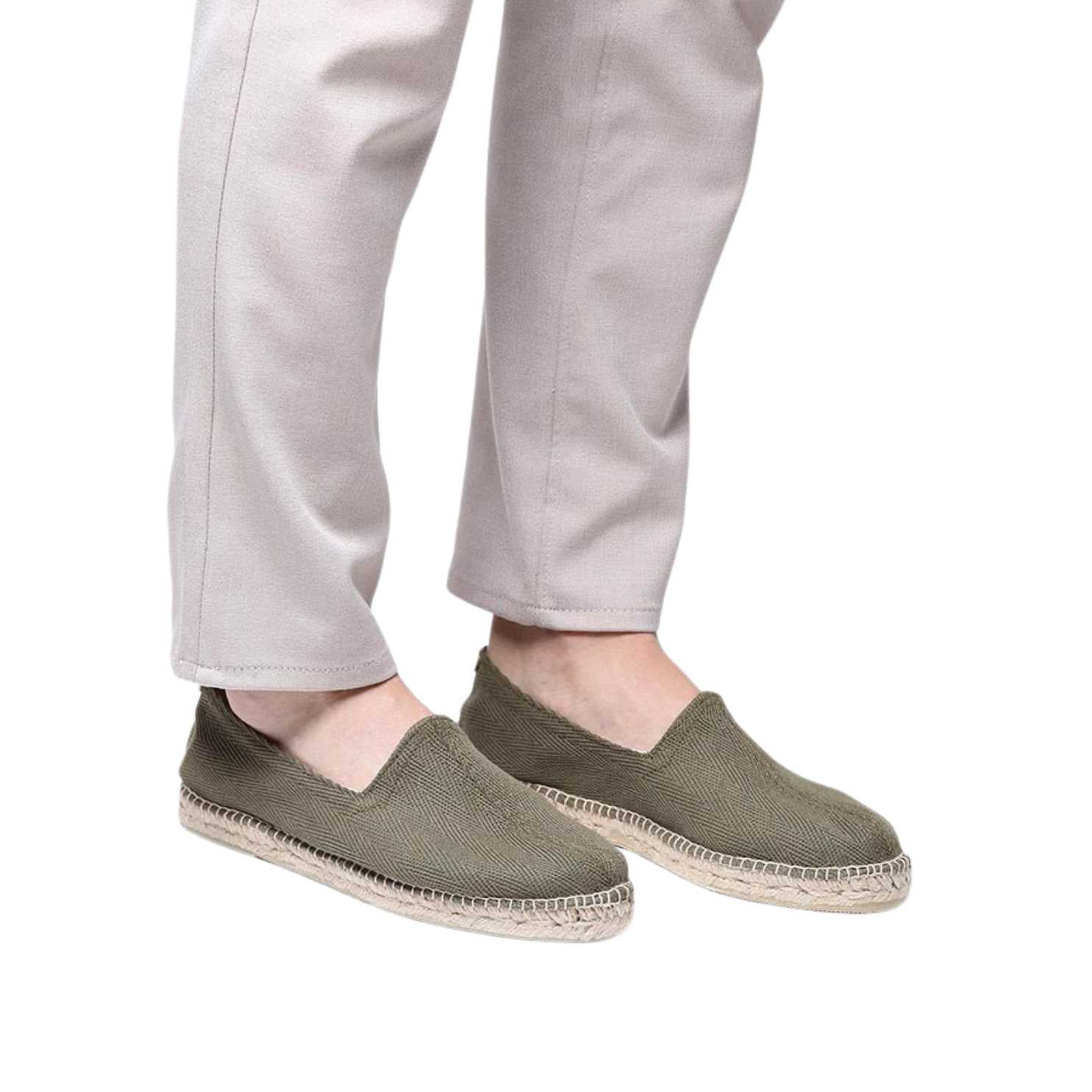 Basic Cotton Blend Espadrilles for Men - Montgri