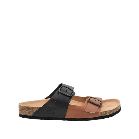 Colour_Tan(Cuero) | Leather Sandal With Open Toe for Men - 1727 Greco Picaso