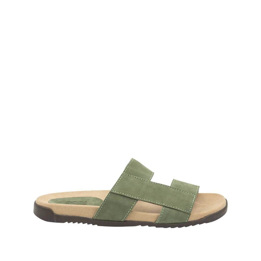 Colour_khaki(Algue) | Classic Leather Sandal For Men - 2428 Bot Nobuck
