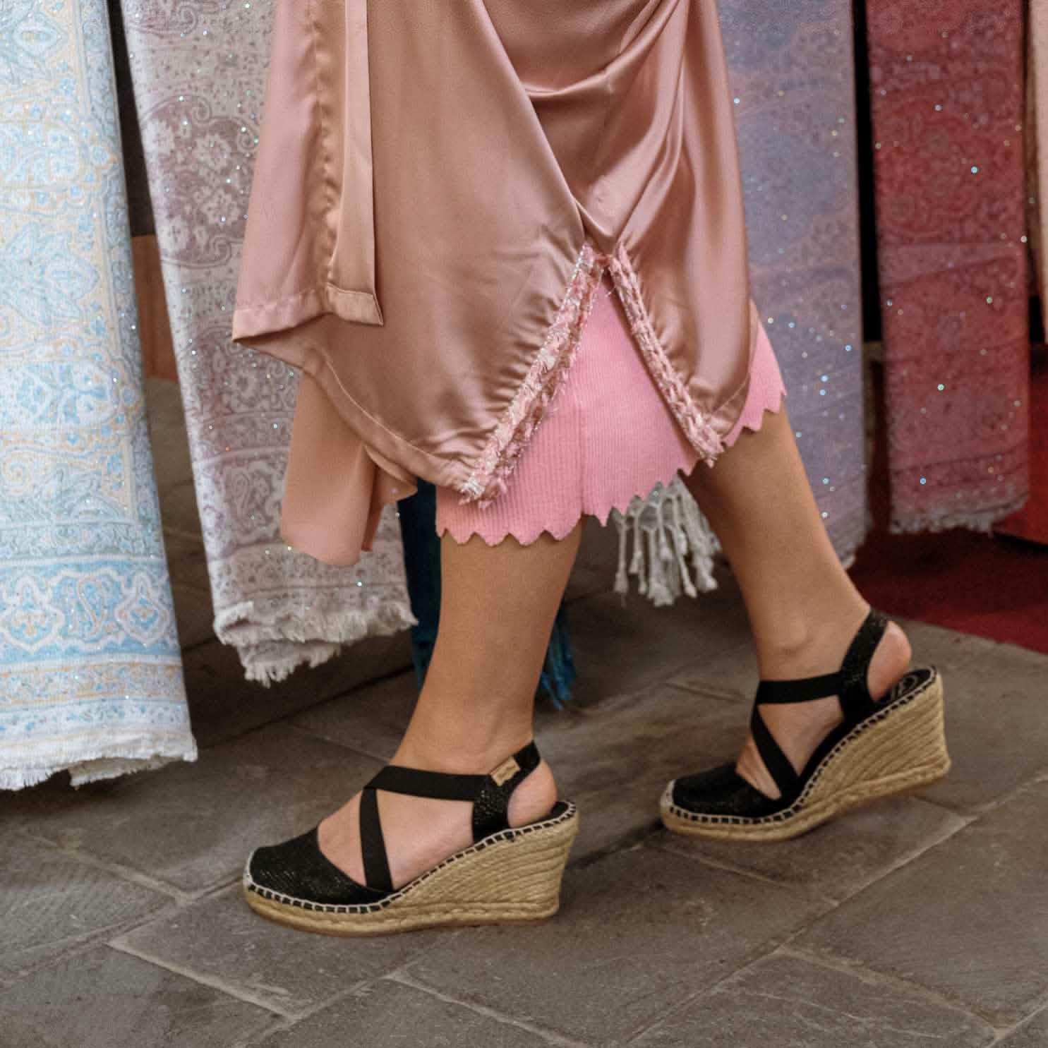 TONI PONS LOLITA - Toni Pons women's wedge espadrille made of cotton TONI PONS LOLITA - Toni Pons women's wedge espadrille made of cotton
