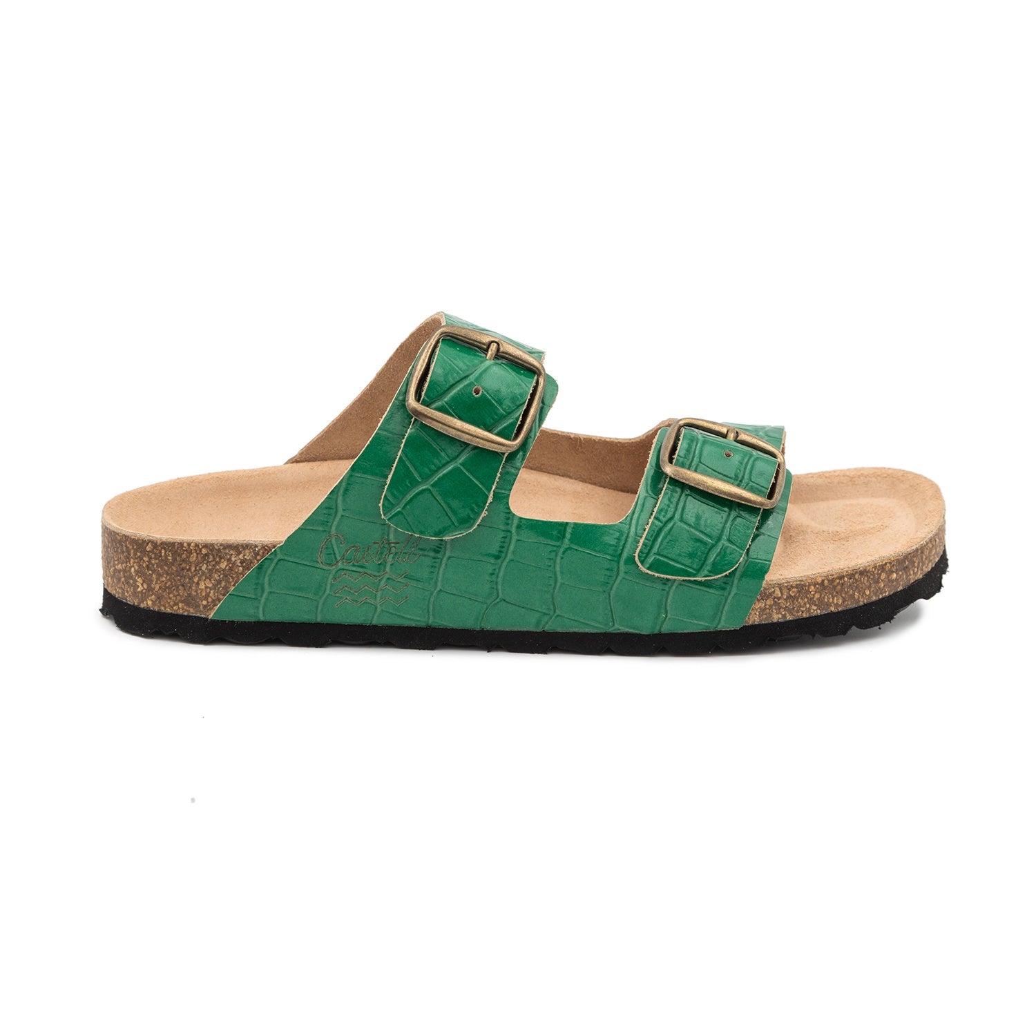 Plain Leather Sandal With Open Toe For Women - 1727 M Greco Tarvos