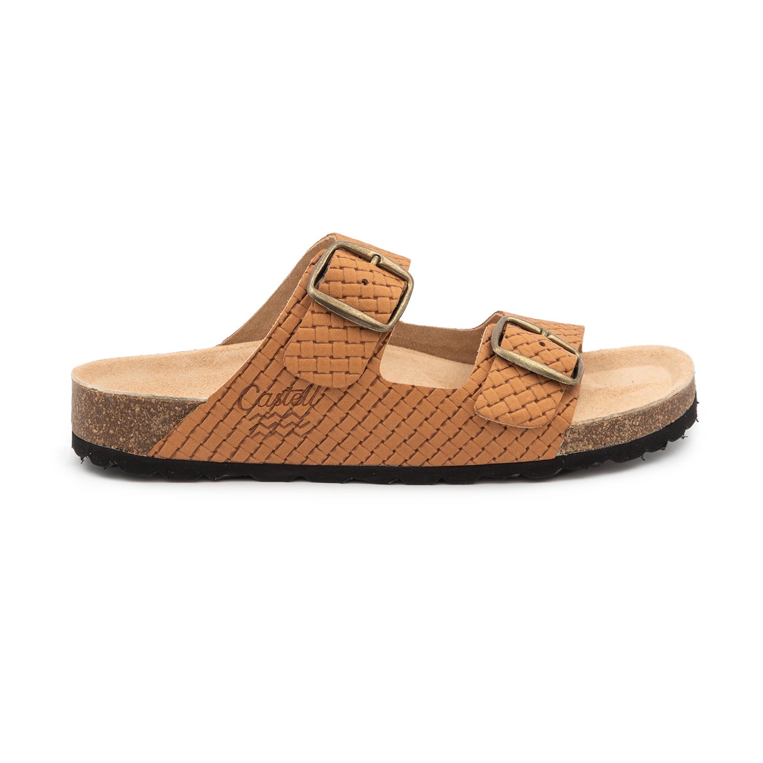 Plain Leather Sandal With Open Toe For Women - 1727 M Greco Trenza
