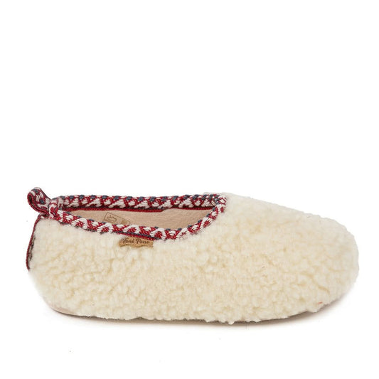 Colour_White(Blanco) | Renewed Basic Closed Toe Cotton Slippers for Kids - Lezo-SH