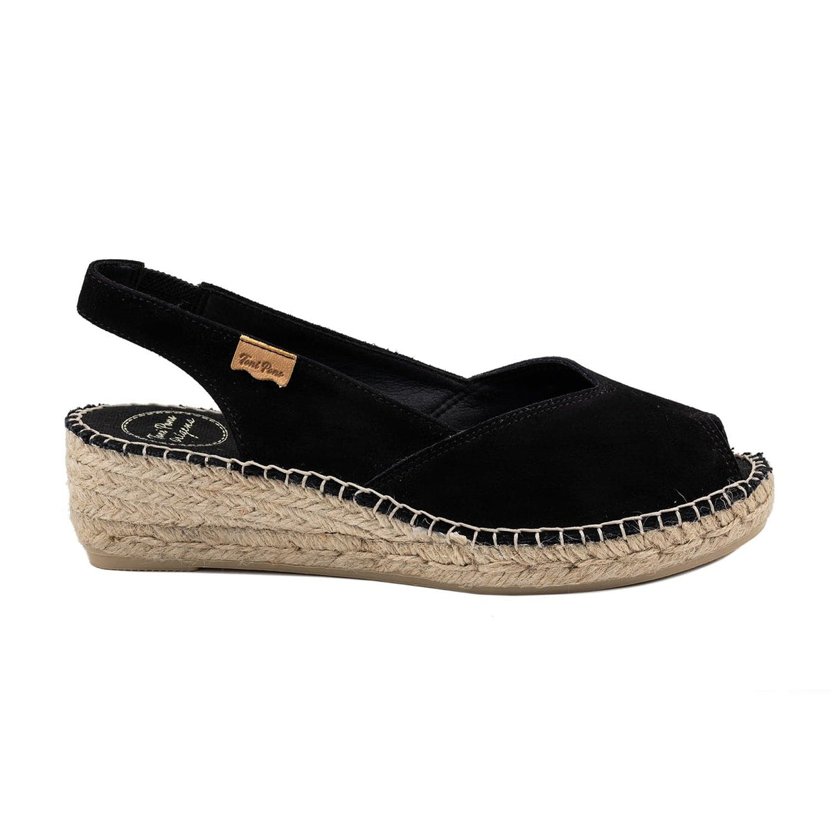 Cushioned Suede Leather Wedge Espadrille for Women - Bernia-A – Uris